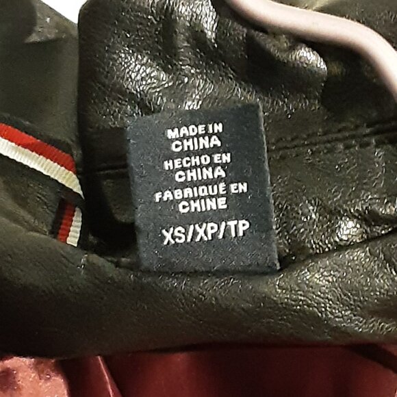 Jackets "Tommy Hilfiger" size xs, faux leather, black - Picture 5 of 5